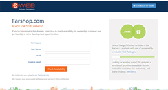 Desktop Screenshot of farshop.com